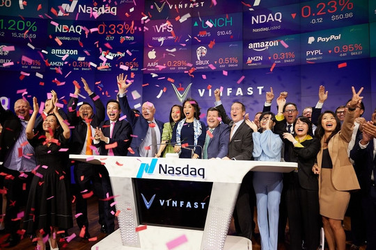 VinFast chính thức niêm yết trên sàn giao dịch chứng khoán Nasdaq, Mỹ