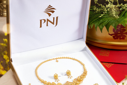 PNJ ra mắt bộ sưu tập trang sức cưới Trầu Cau PNJ