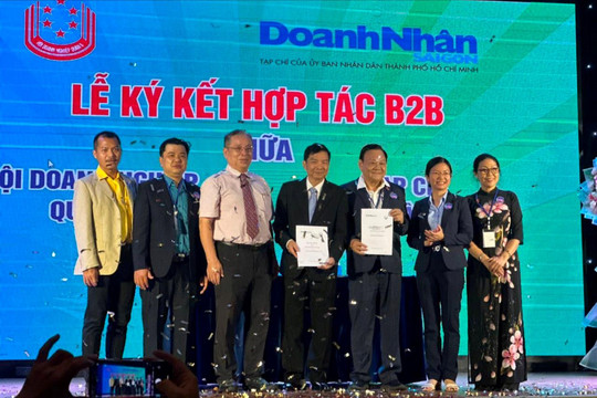 Tạp chí Doanh Nhân Sài Gòn và Hội Doanh nghiệp quận 6 ký thỏa thuận hợp tác