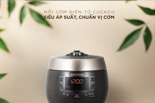 Nấu nhanh, nấu ngon, vẹn toàn dinh dưỡng với nồi cơm điện Cuckoo