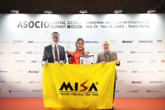 MISA đạt Giải thưởng Quốc tế khu vực châu Á - châu Đại Dương ASOCIO 2023