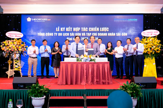 Tạp chí Doanh Nhân Sài Gòn và Saigontourist Group ký kết hợp tác chiến lược