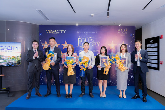 Gần một tỷ đồng tiền thưởng dành cho đại lý lập kỷ lục doanh số bán hàng Vega City Nha Trang