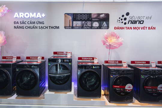Toshiba Việt Nam ra mắt tủ lạnh và máy giặt thế hệ mới