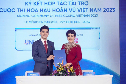 Mijunka tài trợ mỹ phẩm cho cuộc thi Hoa hậu Hoàn vũ Việt Nam 2023