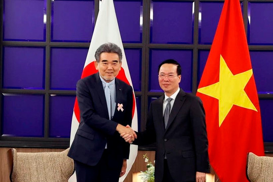 Chủ tịch nước Võ Văn Thưởng tiếp Hiệp hội Chuyên gia Nhật Bản-Việt Nam