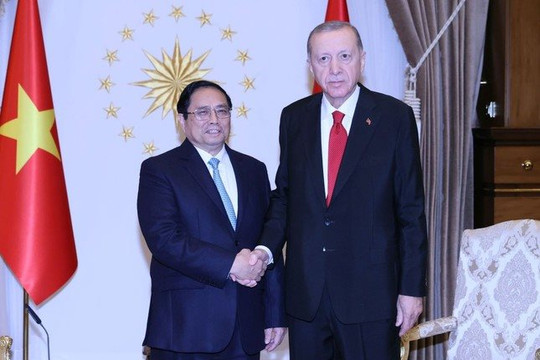 Tổng thống Thổ Nhĩ Kỳ đánh giá chuyến thăm của Thủ tướng Phạm Minh Chính sẽ tạo bước ngoặt trong quan hệ hai nước