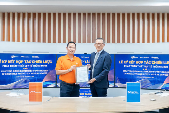 Nipro Sales Việt Nam ký kết hợp tác chiến lược với FPT Medicare