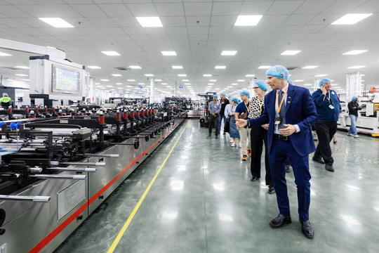 Khánh thành nhà máy in nhãn và bao bì trị giá 15 triệu USD của HHLC-QLM Việt Nam