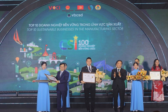 GREENFEED tiếp tục được vinh danh trong “Top 100 doanh nghiệp bền vững Việt Nam” năm 2023