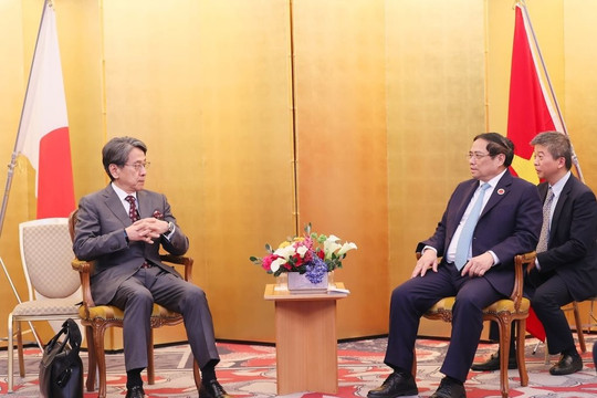 Thủ tướng Phạm Minh Chính đề nghị ngân hàng Nhật Bản giúp tái cấu trúc dự án Lọc hóa dầu Nghi Sơn