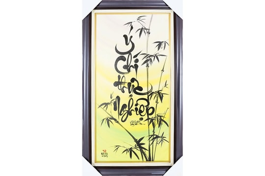 Tranh cách ngôn Lương Văn Can: Ý chí thực nghiệp