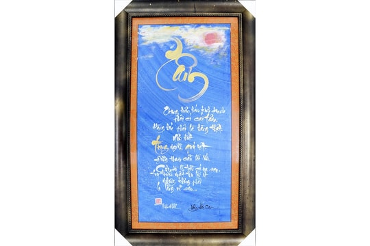 Tranh cách ngôn Lương Văn Can: Tâm