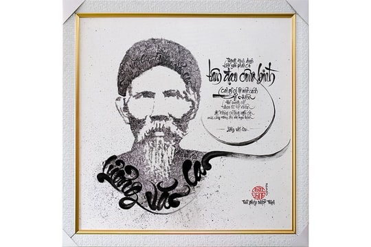 Tranh cách ngôn Lương Văn Can: Tâm đạo công bình Tranh cách ngôn Lương Văn Can: Tâm đạo công bình