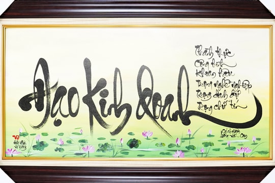 Tranh cách ngôn Lương Văn Can: Đạo kinh doanh