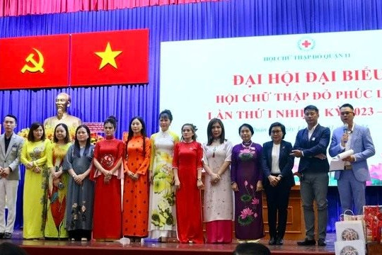 Bà Võ Thị Thu Sương tái đắc cử Chủ tịch Hội Chữ thập đỏ Phúc Lộc