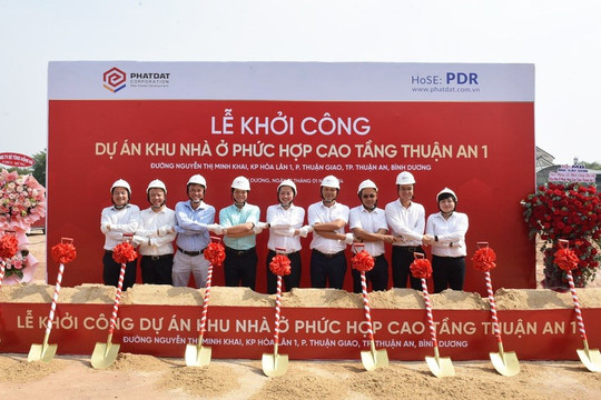 Phát Đạt khởi công dự án Khu nhà ở phức hợp cao tầng Thuận An 1