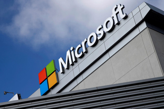 Vốn hóa của Microsoft vượt 3 nghìn tỷ USD, đứng thứ 2 sau Apple