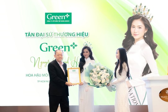 Hoa hậu Nguyễn Thanh Hà trở thành đại sứ thương hiệu GREEN + Hoa hậu Nguyễn Thanh Hà trở thành đại sứ thương hiệu GREEN +