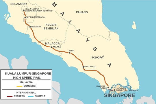 Malaysia khởi động lại dự án tàu điện cao tốc chiến lược
