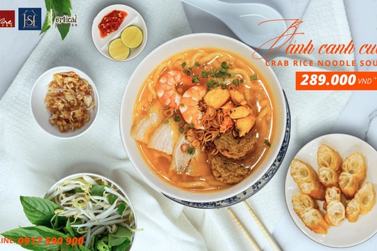 Bánh canh cua đậm đà hương vị Nam bộ Bánh canh cua đậm đà hương vị Nam bộ
