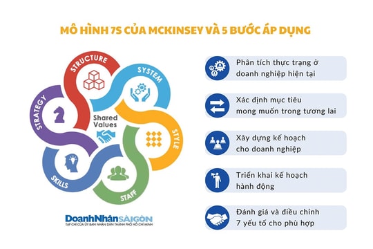 Mô hình 7S của McKinsey: Nền tảng quản trị tổ chức