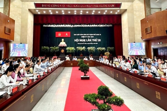 Hội nghị Ban Chấp hành Đảng bộ TP.HCM lần thứ 28: Bên cạnh thành tựu, cũng còn nhiều thách thức Hội nghị Ban Chấp hành Đảng bộ TP.HCM lần thứ 28: Bên cạnh thành tựu, cũng còn nhiều thách thức