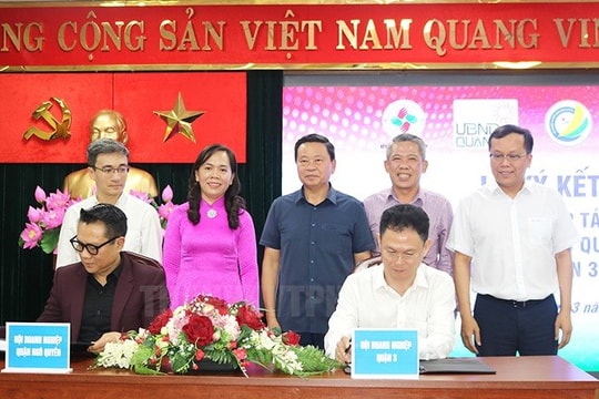 Hội Doanh nghiệp Q.3 và Q.Ngô Quyền ký thỏa thuận hợp tác