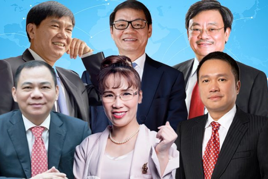 Việt Nam có 6 tỷ phú với tổng tài sản 13,9 tỷ USD Việt Nam có 6 tỷ phú với tổng tài sản 13,9 tỷ USD