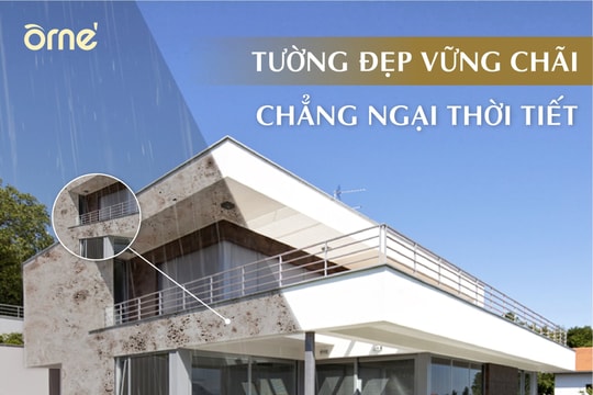 Lợi Tường: Sơn đẹp bền lâu, tân trang phong cách công trình