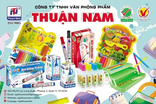 Văn phòng phẩm Thuận Nam: Thương hiệu Việt vì người tiêu dùng Việt Văn phòng phẩm Thuận Nam: Thương hiệu Việt vì người tiêu dùng Việt