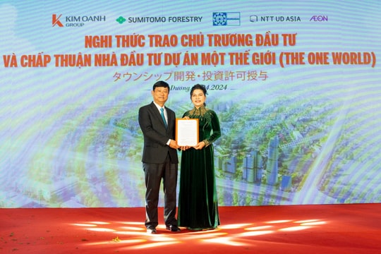 Kim Oanh Group đầu tư hơn 1 tỷ USD vào Một Thế Giới Kim Oanh Group đầu tư hơn 1 tỷ USD vào Một Thế Giới