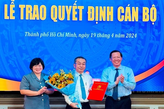 Ông Võ Ngọc Quốc Thuận được bổ nhiệm làm Giám đốc Sở Nội vụ TP.HCM