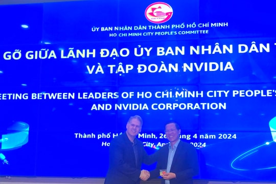 TP.HCM mong muốn cùng Nvidia xây dựng Trung tâm công nghệ AI tầm quốc tế TP.HCM mong muốn cùng Nvidia xây dựng Trung tâm công nghệ AI tầm quốc tế