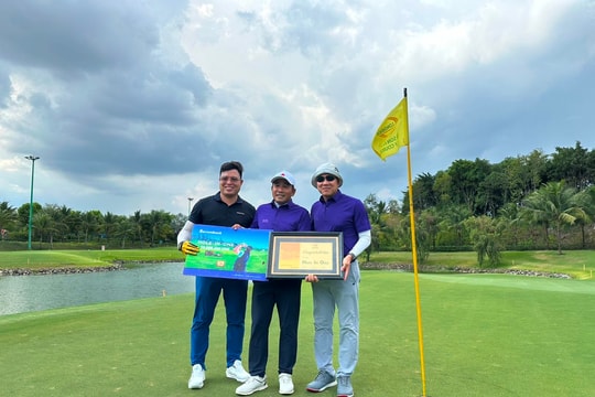 Đã có kỳ tích 'Hole in One' tại Giải Golf Lương Văn Can