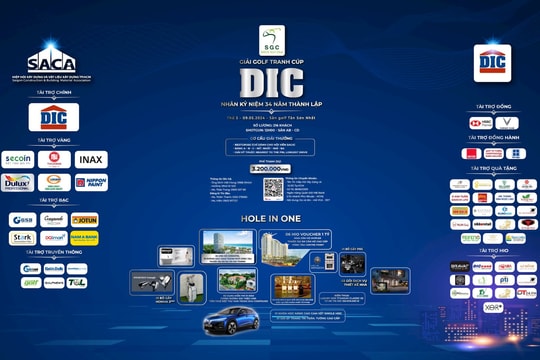Khởi tranh Giải golf "Tranh cup DIC”