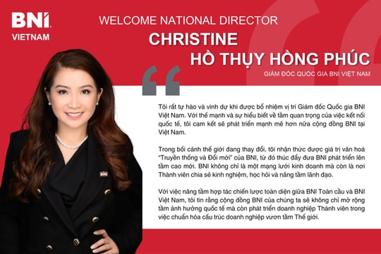 Bổ nhiệm Giám đốc Quốc gia BNI Việt Nam