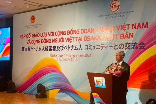 TP.HCM gặp gỡ, giao lưu với doanh nhân, cộng đồng người Việt Nam tại Nhật Bản