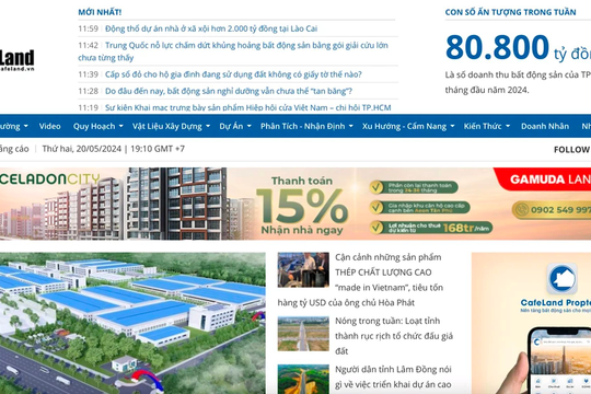 Có dấu hiệu "báo hoá", trang tin Cafeland.vn bị phạt 25 triệu đồng và tước giấy phép 3 tháng