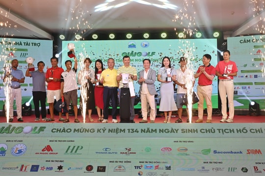 Giải Golf kỷ niệm 134 năm Ngày sinh Chủ tịch Hồ Chí Minh thành công tốt đẹp Giải Golf kỷ niệm 134 năm Ngày sinh Chủ tịch Hồ Chí Minh thành công tốt đẹp