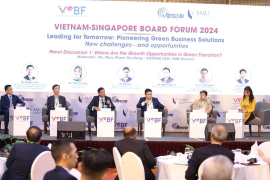 Nhanh chóng khai thác cơ hội từ chuyển đổi xanh