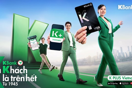 Thẻ tín dụng KBank Cashback Plus hoàn tiền tự động