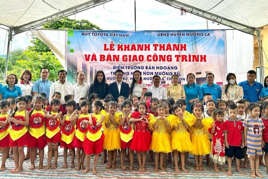 Quỹ Toyota Việt Nam hỗ trợ xây điểm trường cho trẻ vùng cao Quỹ Toyota Việt Nam hỗ trợ xây điểm trường cho trẻ vùng cao
