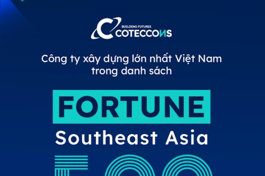 Coteccons được vinh danh trong Fortune South East Asia 500