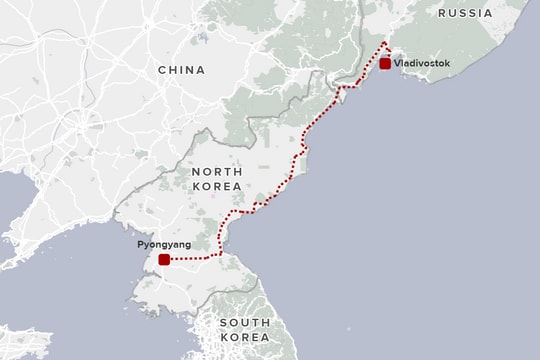 Nga - Triều Tiên sắp tái kết nối hệ thống đường sắt chở khách