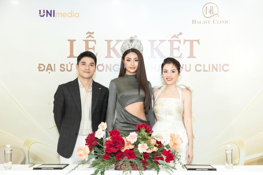 Đương kim Hoa hậu Hoàn vũ Bùi Thị Xuân Hạnh là đại sứ thương hiệu của Halavu Clinic Đương kim Hoa hậu Hoàn vũ Bùi Thị Xuân Hạnh là đại sứ thương hiệu của Halavu Clinic