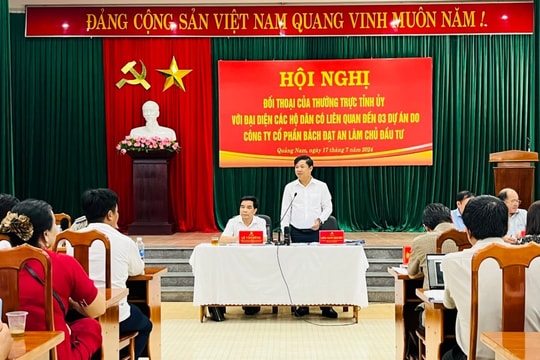 Chủ tịch Quảng Nam: 'Bách Đạt An và Hoàng Nhất Nam không thực hiện đúng sẽ xử lý nghiêm'
