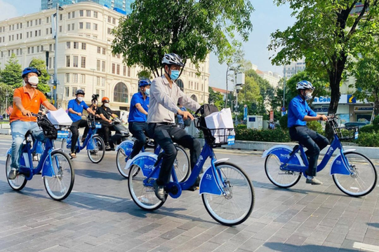 TP.HCM nghiên cứu triển khai làn ưu tiên xe đạp TP.HCM nghiên cứu triển khai làn ưu tiên xe đạp