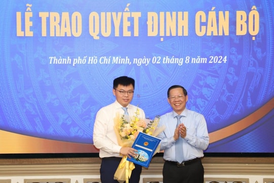 Ông Trương Minh Huy Vũ được bổ nhiệm làm Viện trưởng Viện Nghiên cứu phát triển TP.HCM
