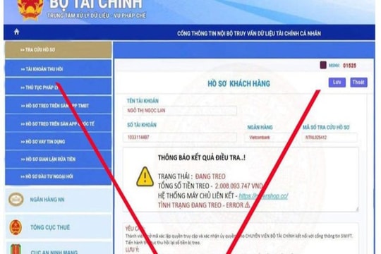 Bộ Tài chính cảnh báo người dân về website giả mạo
